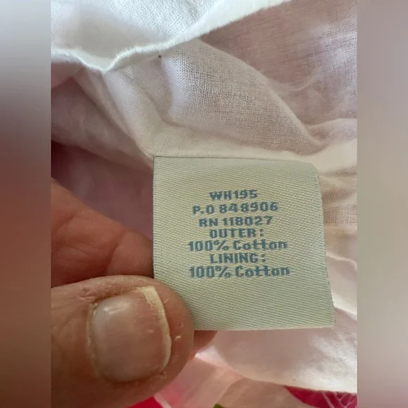 Boden Vibrant Carnation Pink/Kelly Green Cotton dress, 10, MSRP $119 - Picture 8 of 11